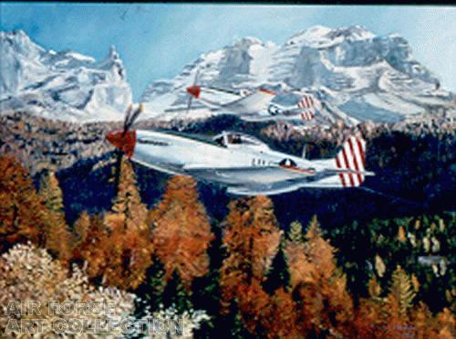 P-51s Touring The Italian Alps - 1944